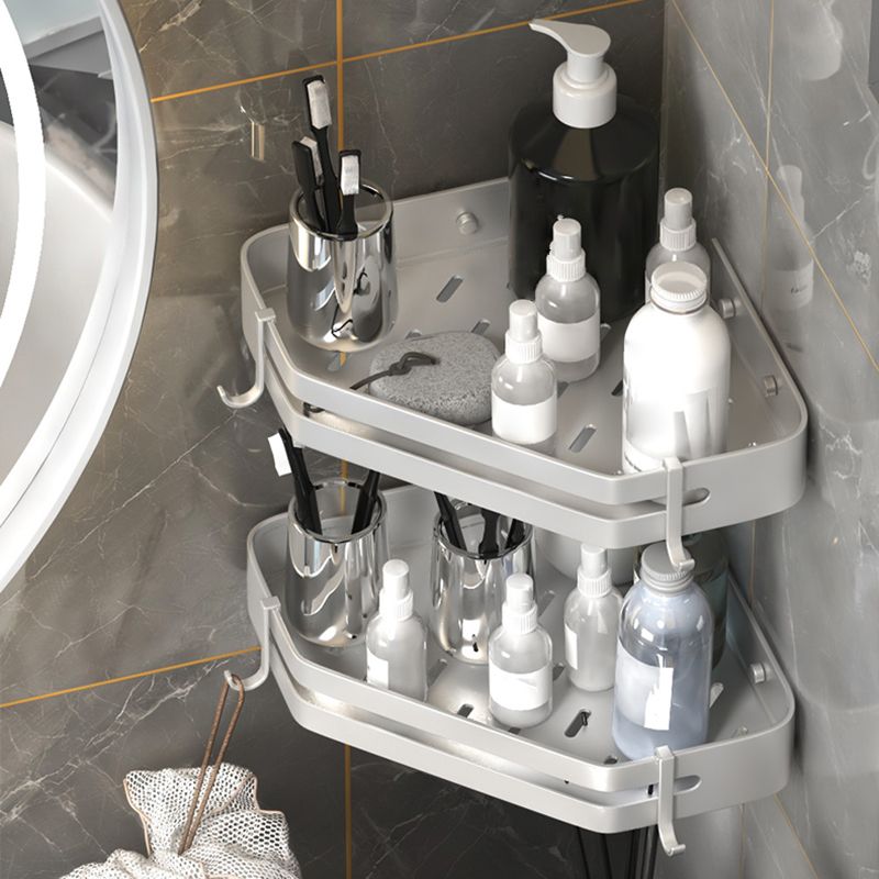 Avtoit | Modern 2/3-piece Bathroom Set Stainless Steel Triangle Bath Shelf made of Aluminum