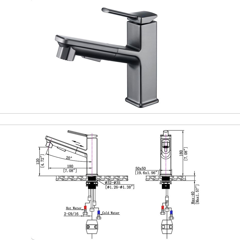 Avtoit | Modern Vessel Faucet Copper Solid Color Single Handle Vessel Faucet