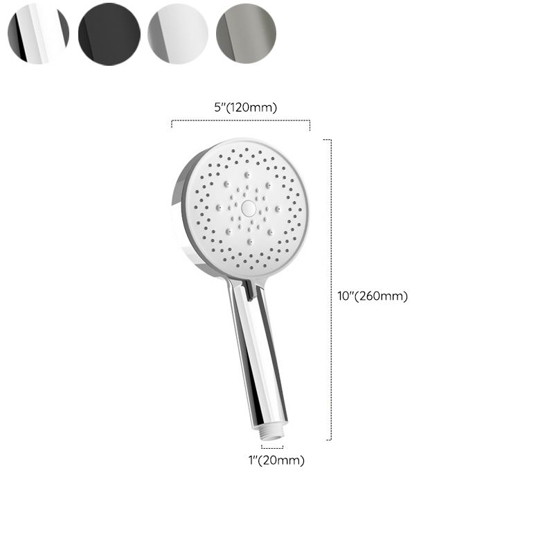 Avtoit | Plastic Handheld Shower Head Round Handheld Shower Head with Adjustable Spray Pattern