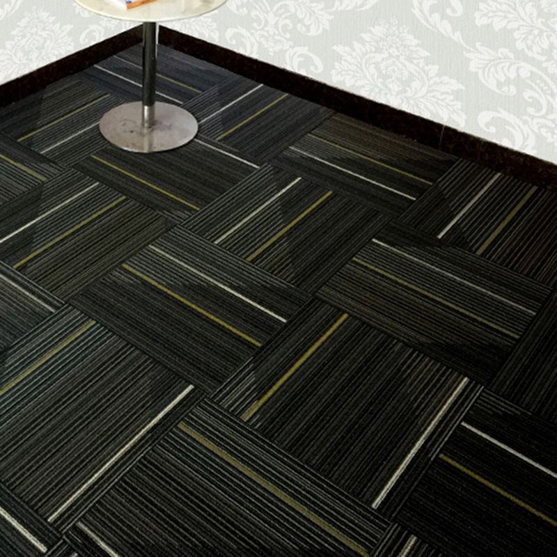 Avtoit | Dark Color Level Loop Carpet Tile Non-Slip Self-Adhesive Indoor Office Carpet Tiles
