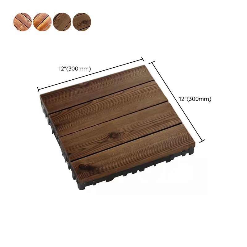 Avtoit | Outdoor Deck Board Wood Square Stripes Composite Flooring Terrace