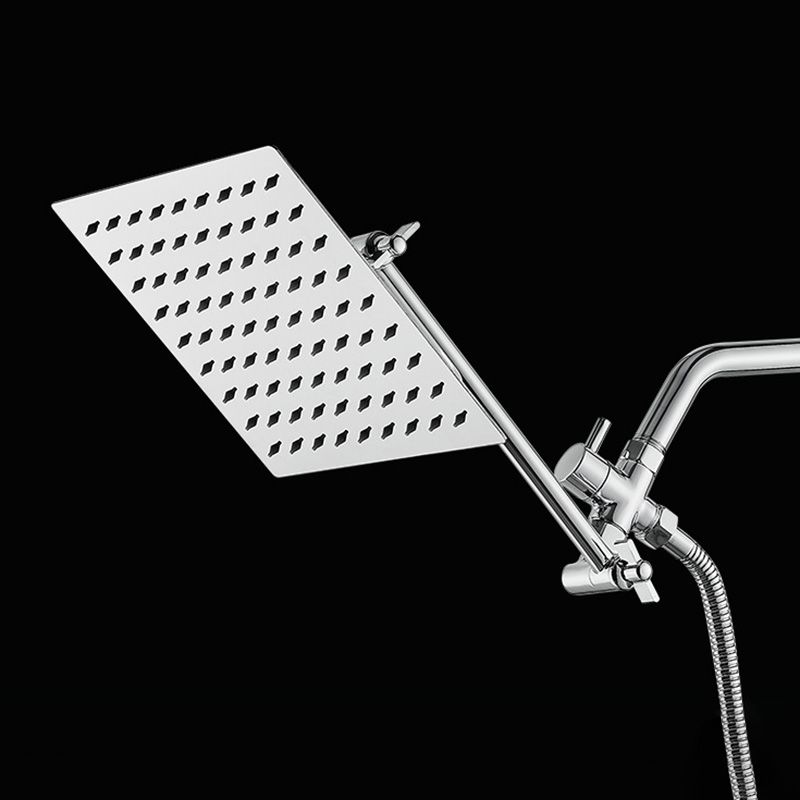 Avtoit | Wall Mounted Adjustable Shower Head Modern Square Metal Shower Head