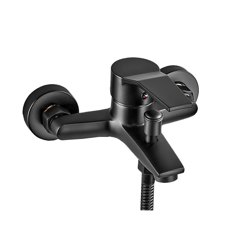 Avtoit | Wall-mounted fixed bathtub faucet lever handle with hand shower