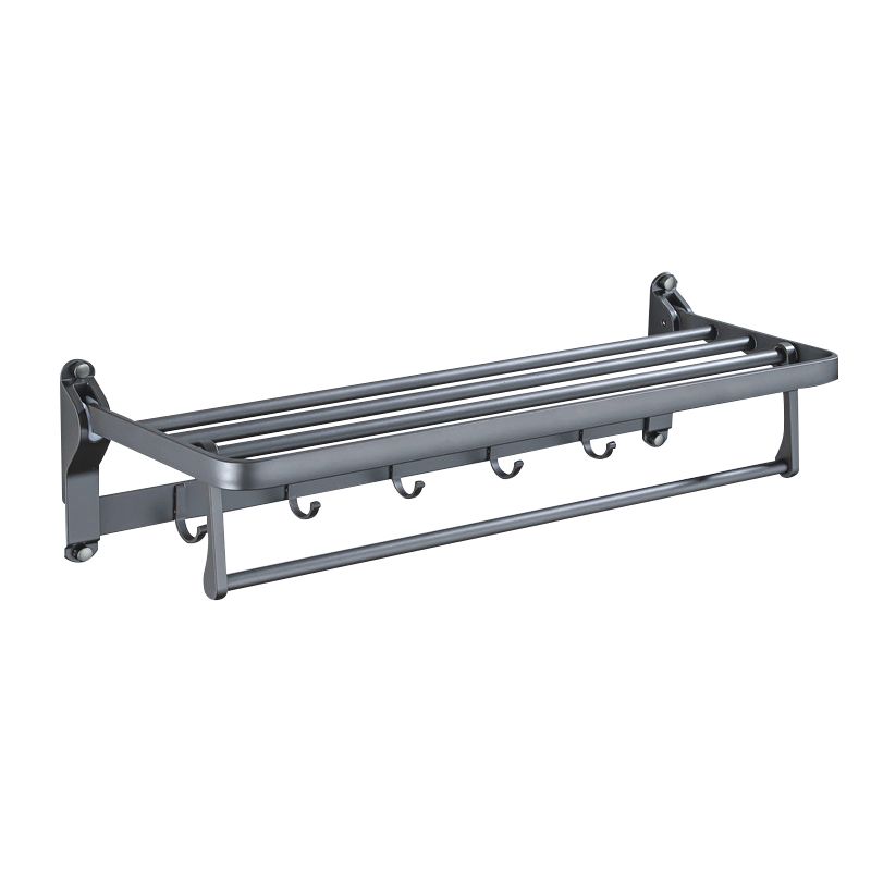 Avtoit | Matt gray bathroom accessory set bathroom shelf/towel holder & paper holder included