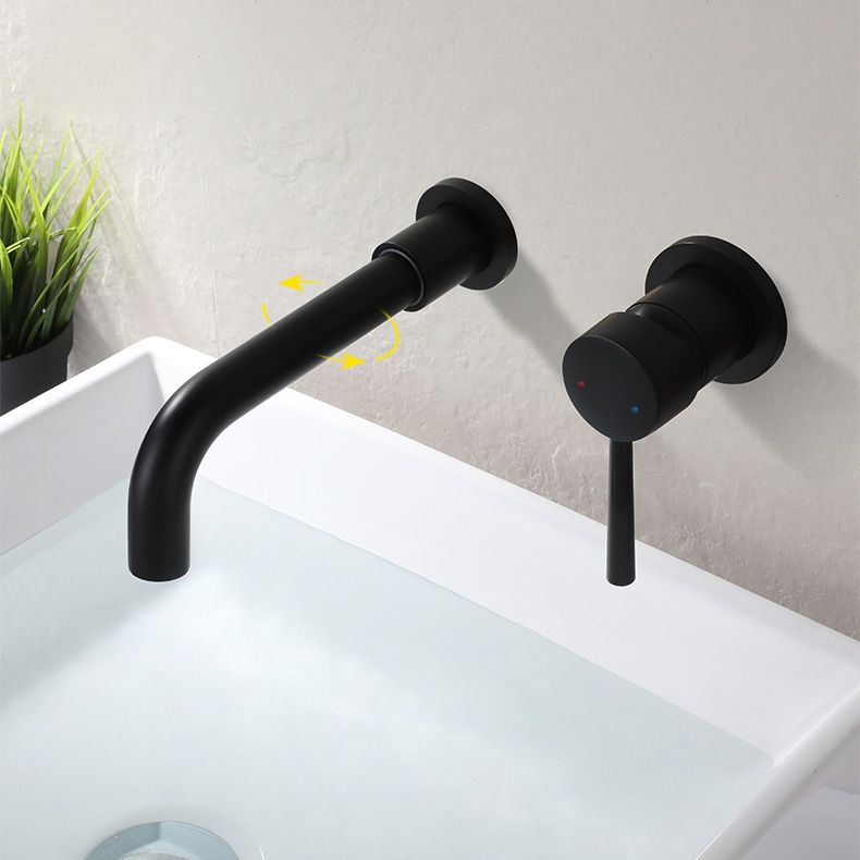 Avtoit | Industrial Wall-Mounted Bathroom Faucet 2-Hole Swivel Spout Basin Faucet