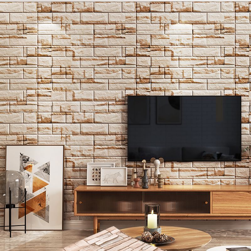 Avtoit | Industrial Wall Panel 3D Brick Wall Panels Waterproof Stickers Wall Tiles Set of 10