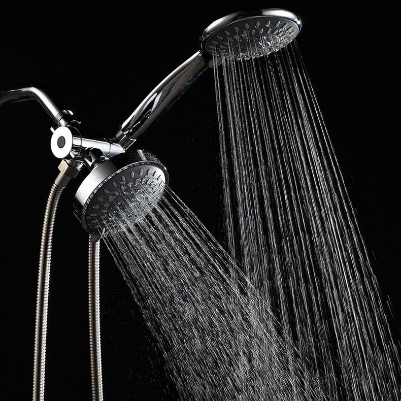 Avtoit | Modern Style Shower Heads Dual Wall Mounted Round Metal Dual Shower