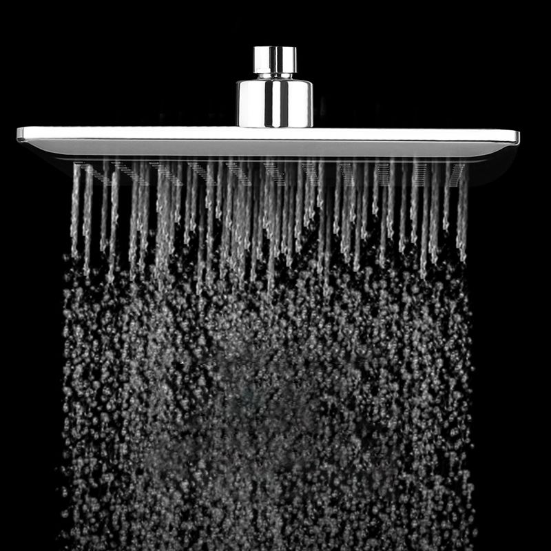 Avtoit | Chrome Square Shower Head Combination Wall Mounted and Ceiling Mounted Handheld Shower