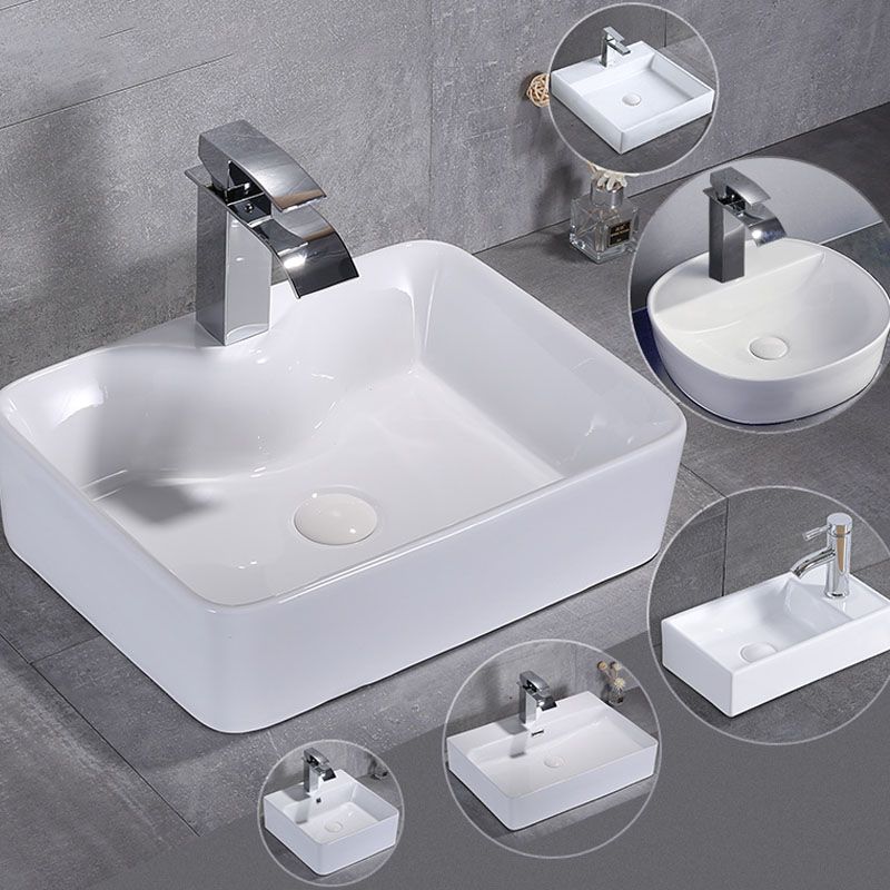Avtoit | Porcelain Washbasin Modern Simple Wash Bowl Bathroom Sink