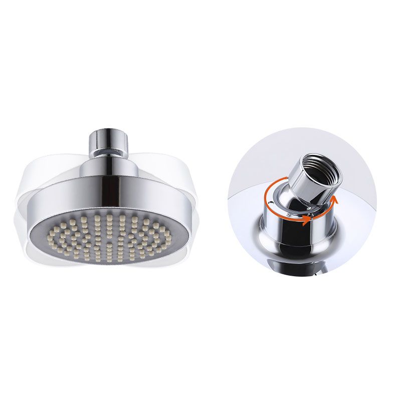 Avtoit | Round Small Upper Shower Head Wall Mount Adjustable Shower Head