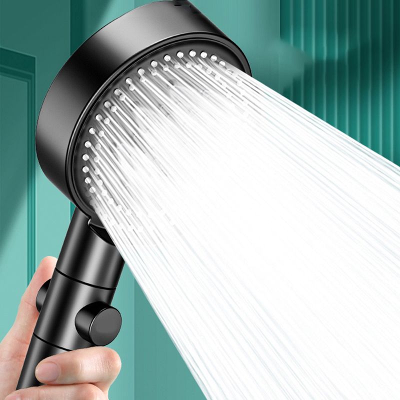 Avtoit | Modern 6 Setting Shower Head Adjustable Spray Pattern Matt Black Round Shower Head
