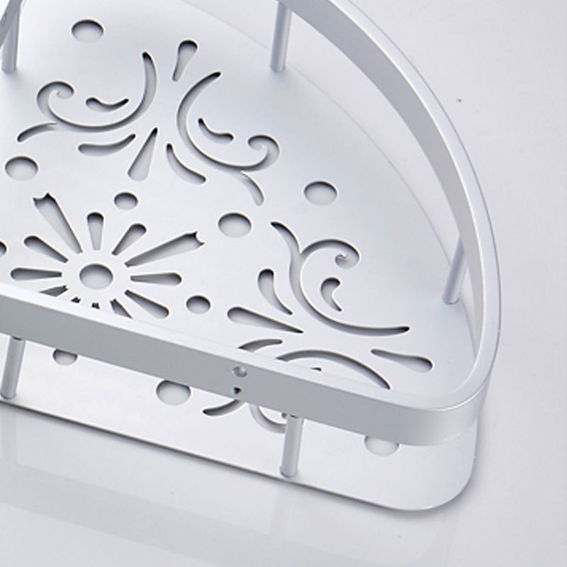 Avtoit | Silver Contemporary Bathroom Hardware Set Stainless Steel Aluminum Bathroom Set