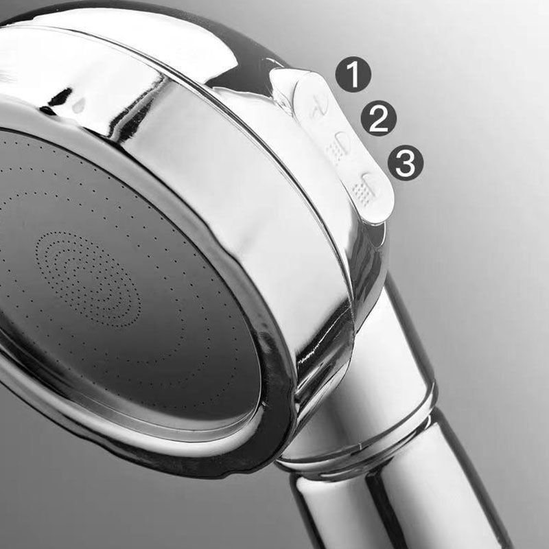 Avtoit | Contemporary Shower Combination Hand Shower Plastic Wall Mount Round Shower Head Combination
