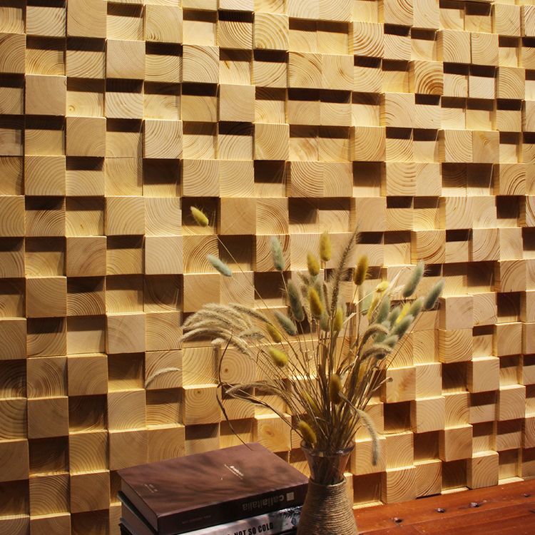 Avtoit | Wall-Ceiling Light Wood Gluing Mosaic Indoor Modern Wall Ceiling