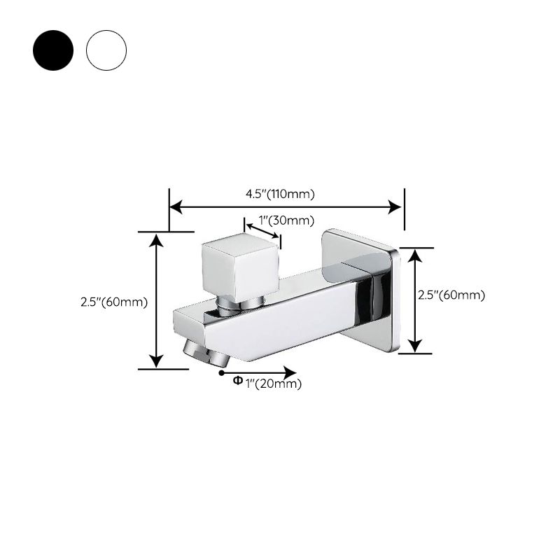 Avtoit | Widely used wall-mounted bathroom sink faucet cross handle low arch faucet