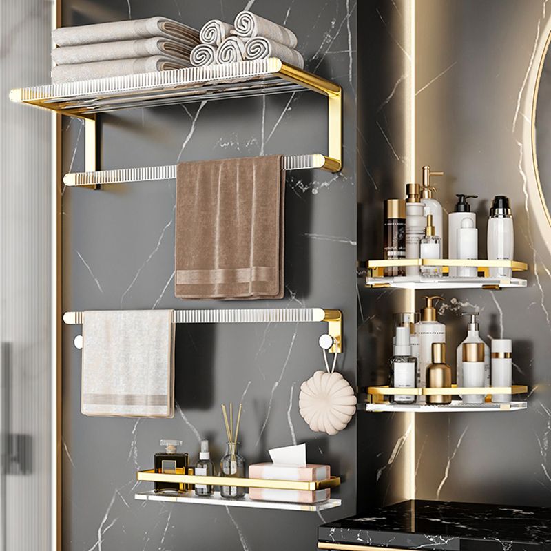 Avtoit | Metal and Acrylic Bathroom Accessory Set Transparent Bathroom Accessories