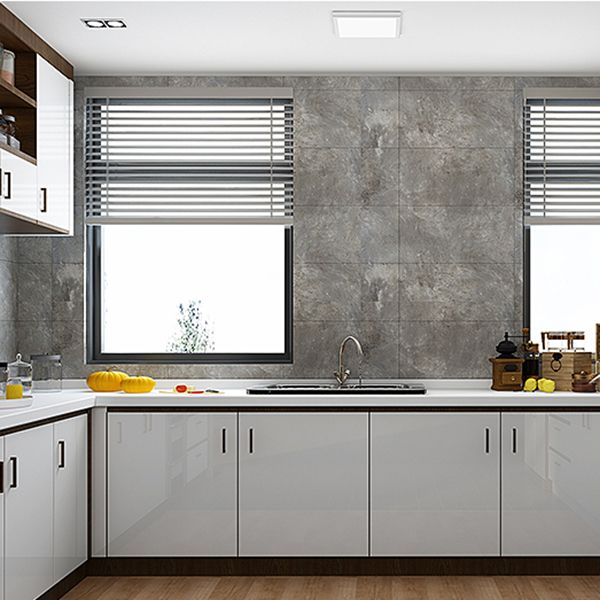 Avtoit | Rectangular PVC 12" X 23" 6-Pack Peel and Stick Wall Tile Kitchen and Bathroom Back Splash