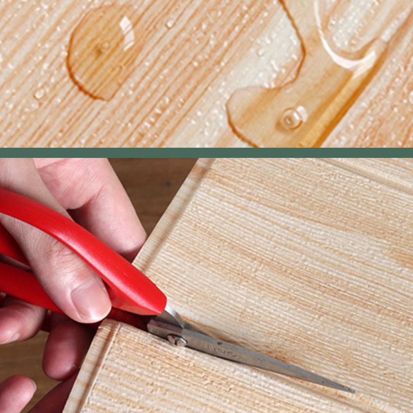 Avtoit | Modern Imitation Wood Grain Wall Access Panel Peel-and-Stick Foam Back Panel