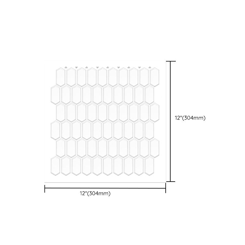 Avtoit | Peel and Stick Subway Tiles Waterproof Plastic Tile Rectangular Peel & Stick Tile for the Kitchen