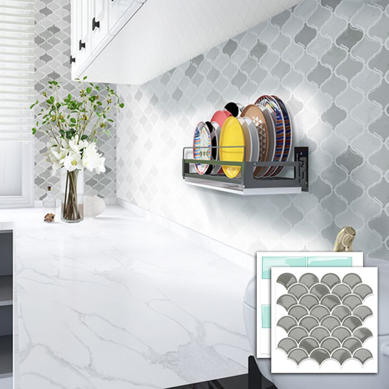 Avtoit | Peel & Stick Subway Tiles Plastic Stain Resistant Peel & Stick Subway Tiles 5-Pack