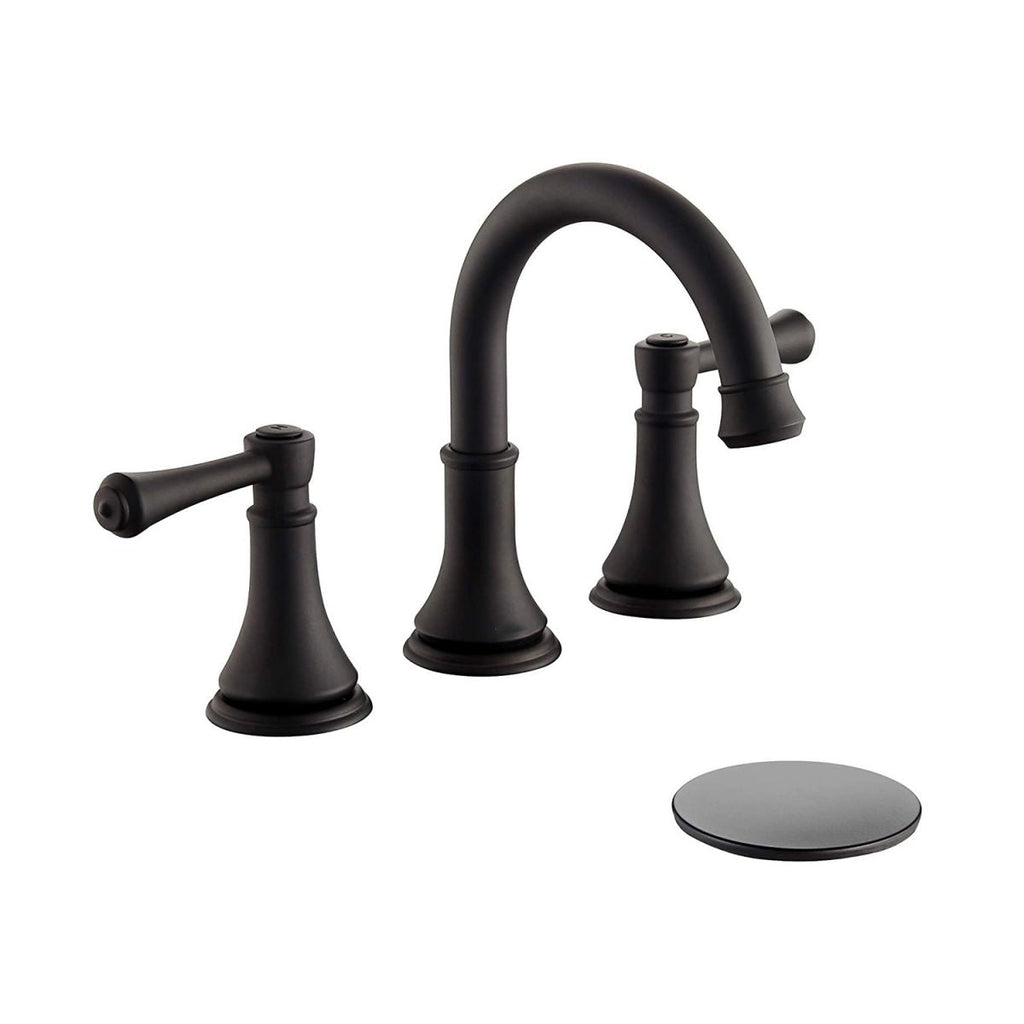 Avtoit | Modern Sink Faucet Widespread Faucet with 2 Handles and 3 Holes