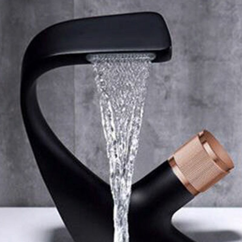 Avtoit | Contemporary Container Copper Brass Knob Handle Low Arch Container Faucet