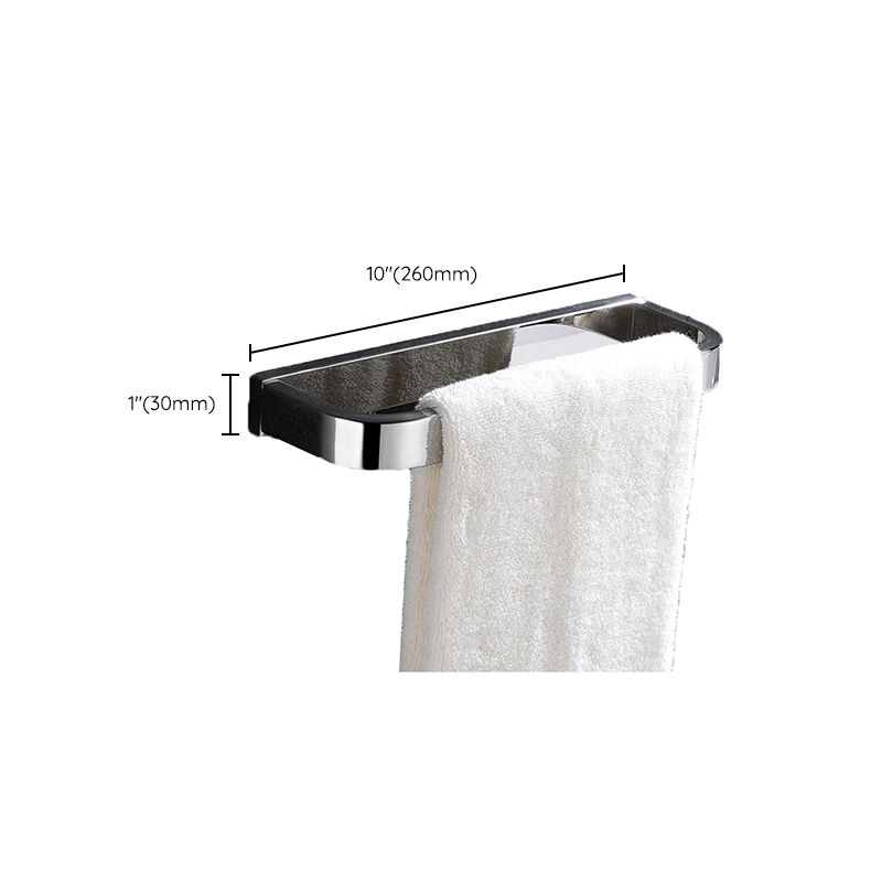 Avtoit | Polished Chrome Modern Bathroom Accessory Set made of Stainless Steel Towel Holder/Soap Dish