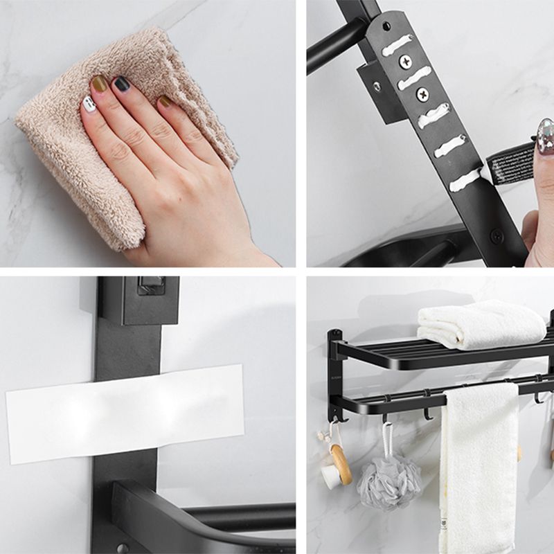 Avtoit | Matt black bathroom accessory set Modern bathroom accessory hardware set