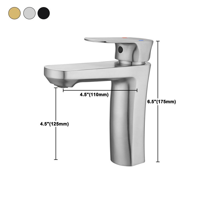 Avtoit | Square 1-Handle Basin Faucet 1 Hole Basin Faucet