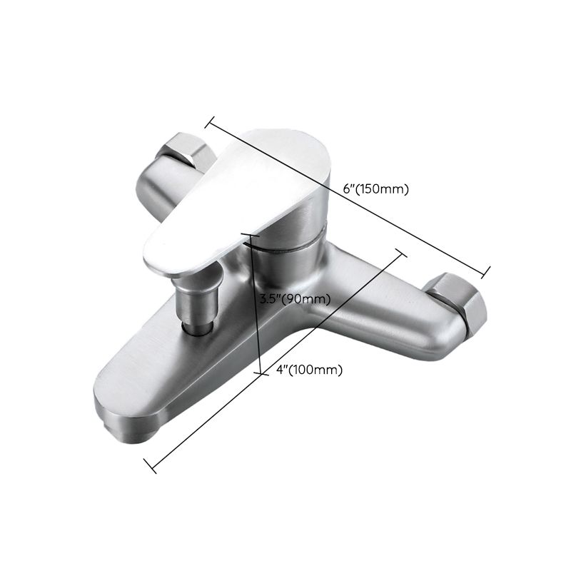 Avtoit | Contemporary Bathtub Filling Trim 304 Stainless Steel Wall Mounted Bathtub Faucet