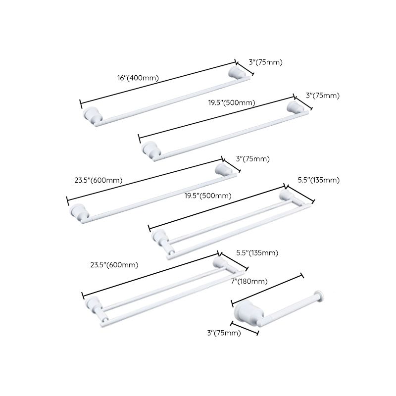 Avtoit | Contemporary white bathroom accessories as a single piece or in a set