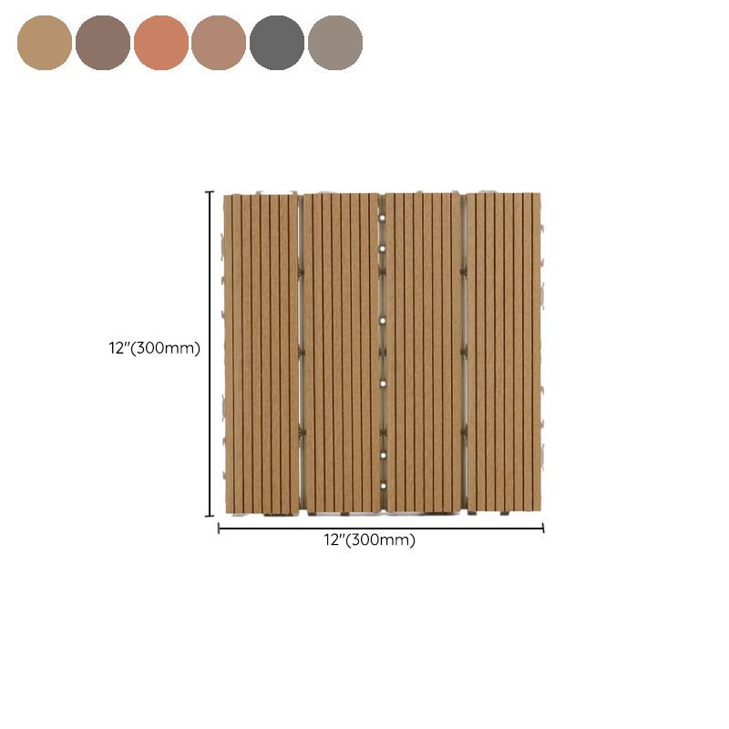 Avtoit | Traditional Floor Tiles Solid Color Click-Lock Flooring Tiles