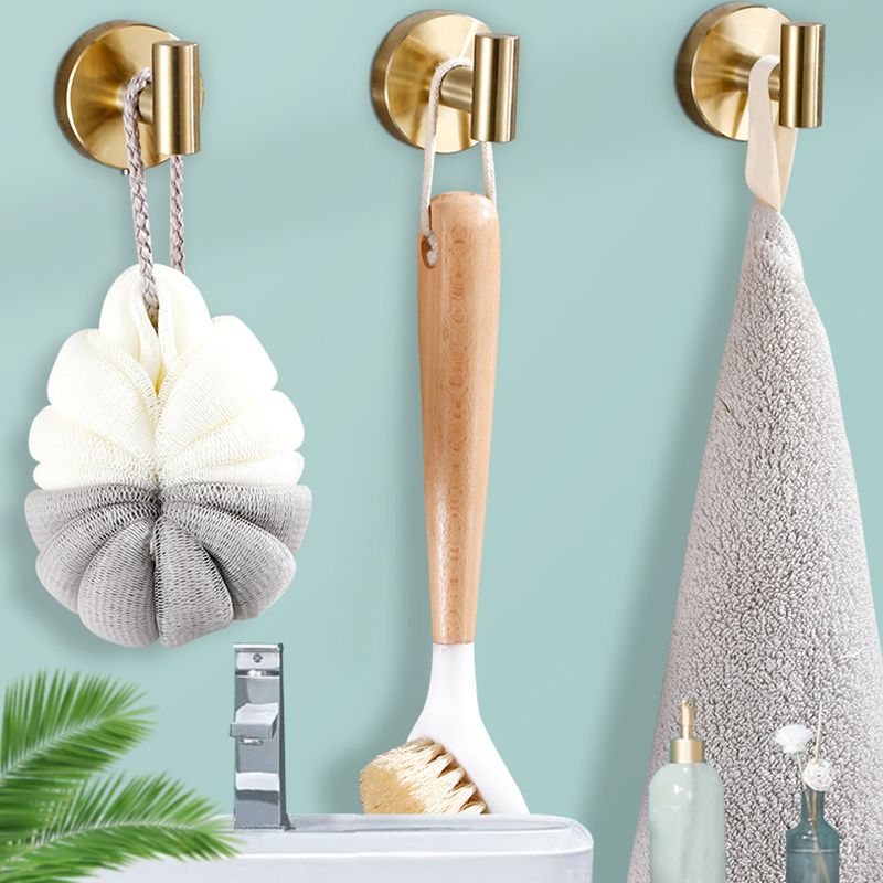 Avtoit | Modern Bathroom Accessory Set Metal Coat Hooks in Polished Chrome/Gold