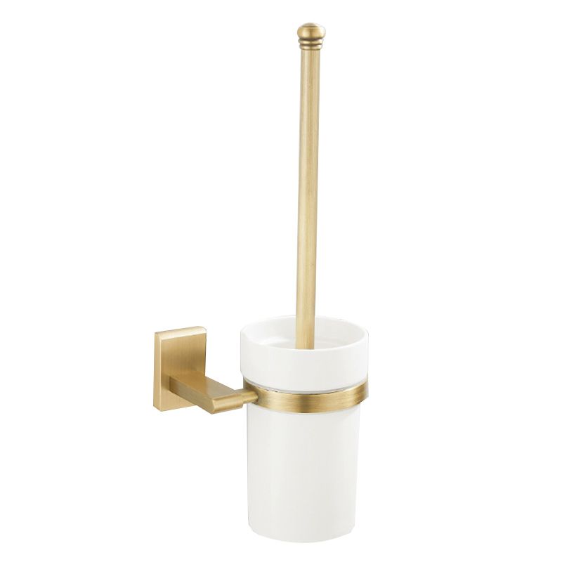 Avtoit | Golden Modern 5-piece Bathroom Accessories Set Brushed Brass Towel Holder/Paper Holder