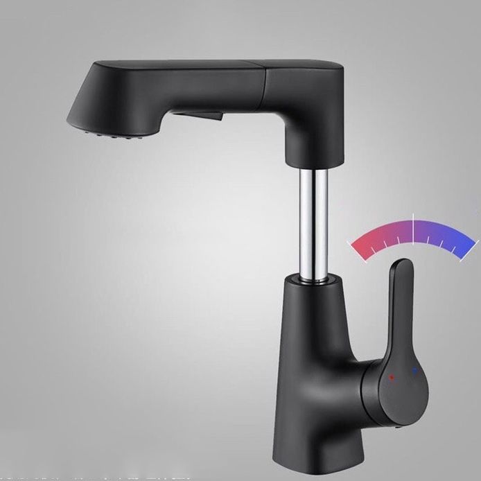 Avtoit | Contemporary Sink Faucet Plian Low Arc Brass Centerset Sink Faucet
