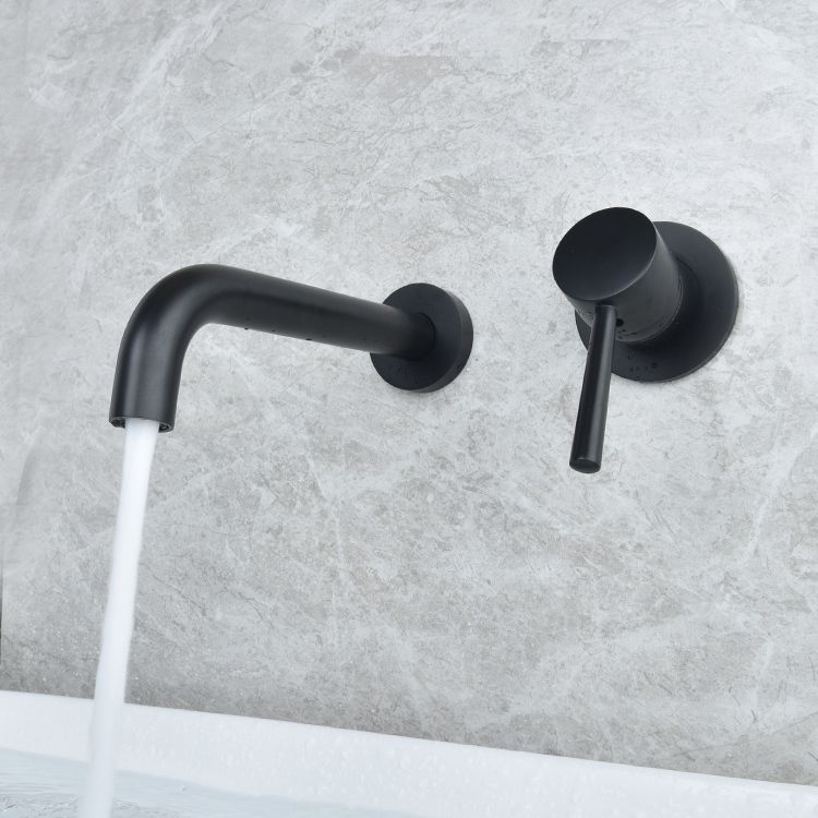 Avtoit | Wall-mounted Metallic Bathtub Faucet Low Arc Pipe Bathtub Tap