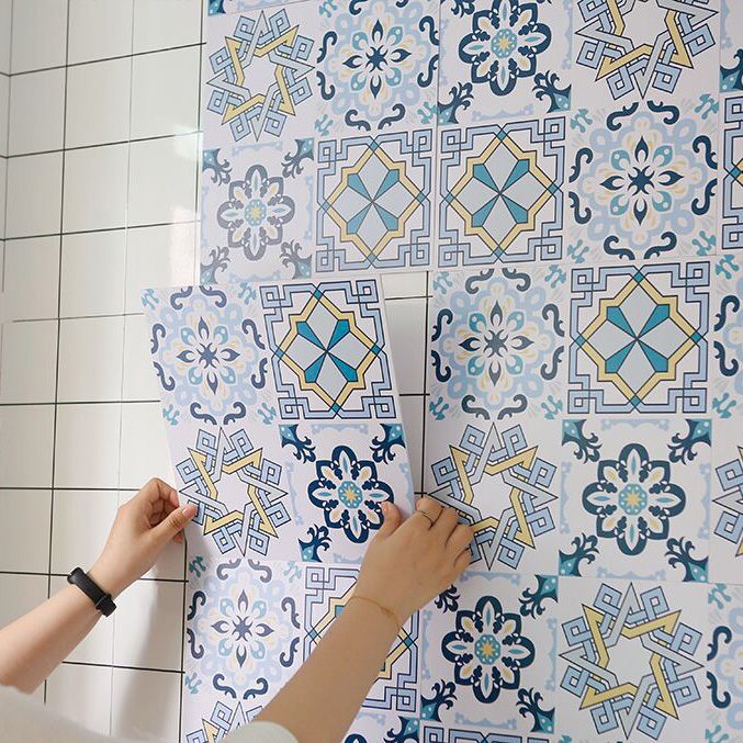Avtoit | Mosaic Tile Wallpaper Contemporary Plastic Wallpaper with Square Shape