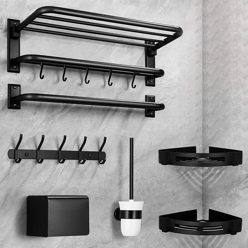 Avtoit | Matt Black Bathroom Accessory Set Modern Bathroom Accessory as Individual Piece or as Set