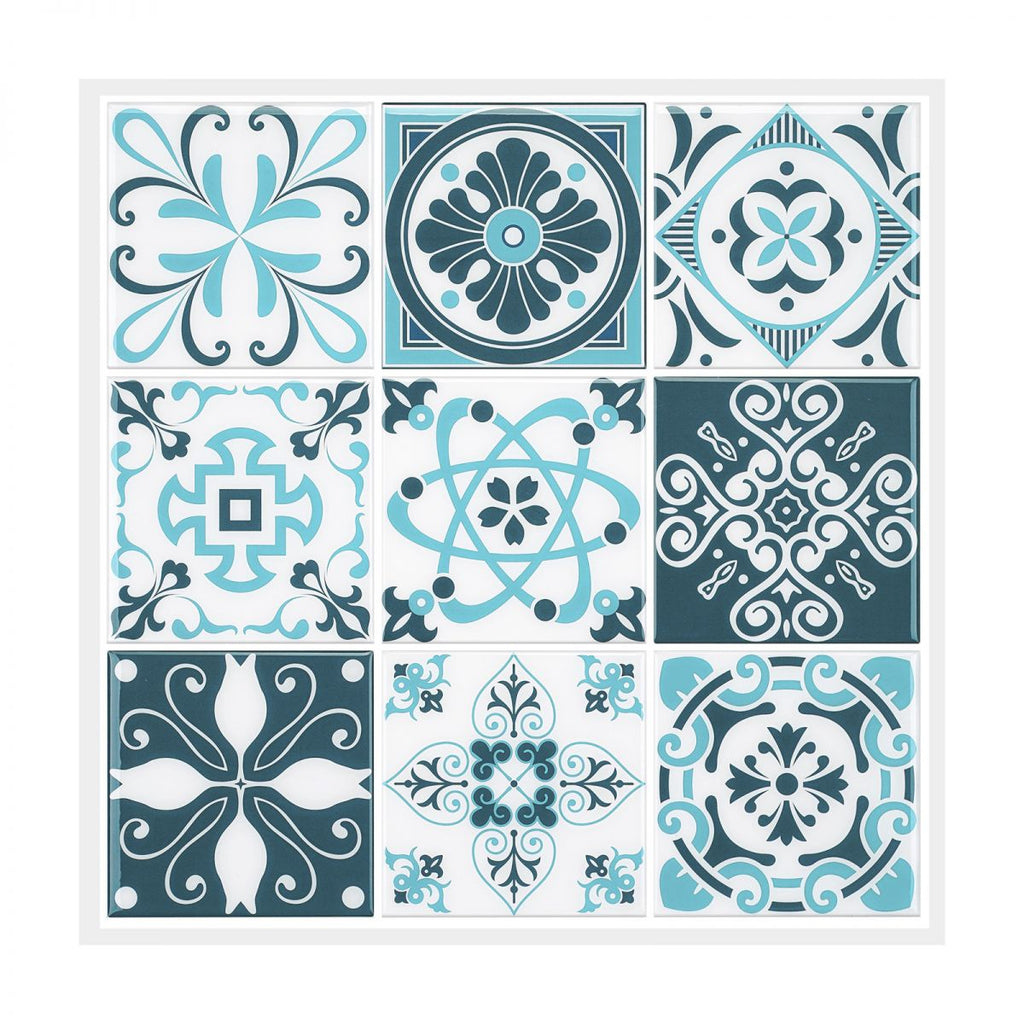 Avtoit | Plastic Peel & Stick Tile Square Stain Resistant Wallpaper for Back Wall