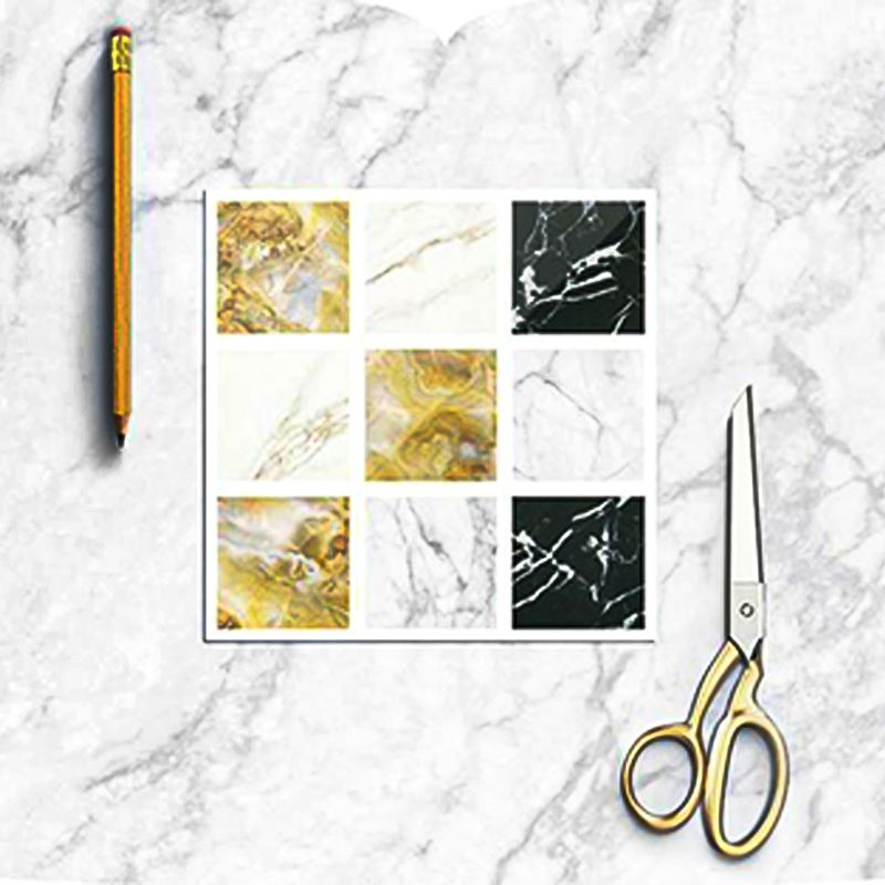 Avtoit | Square Mosaic Peel & Stick Tiles Waterproof Kitchen Splashback Tiles