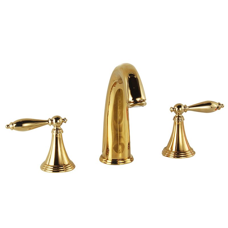 Avtoit | Modern widespread sink faucet Simple bathroom double handle faucet with lever handle