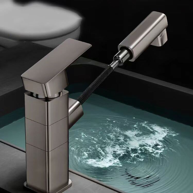 Avtoit | Contemporary bathroom sink faucet single-handle swivel spout sink faucet