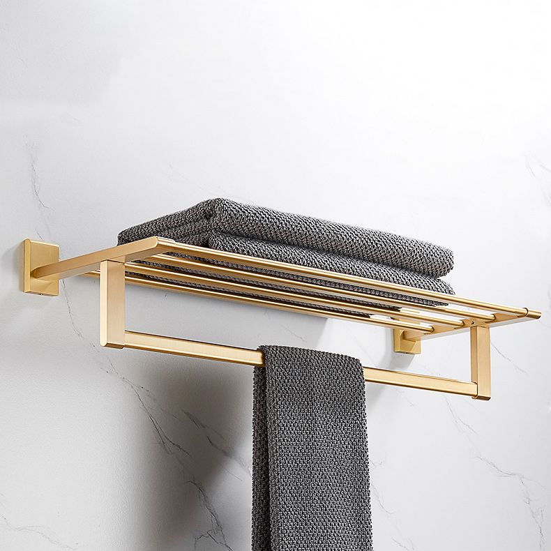 Avtoit | Golden Modern 5-piece Bathroom Accessories Set Brushed Brass Towel Holder/Paper Holder