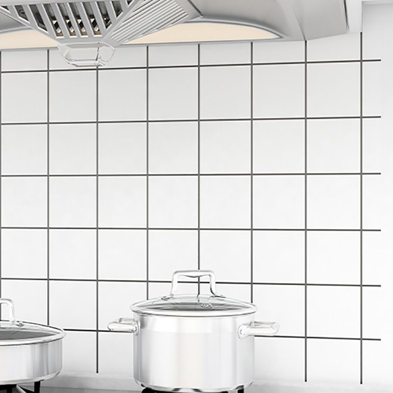 Avtoit | Modern Peel & Stick PVC Tile Grid Pattern Self-Adhesive Wallpaper