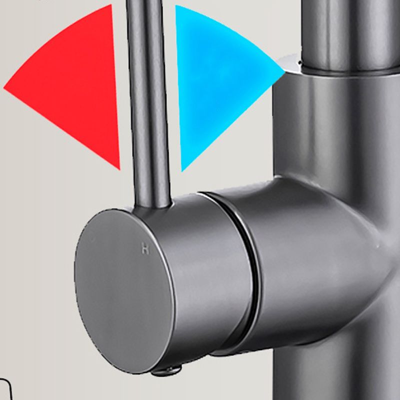 Avtoit | Modern Style Extendable Sink Faucet Single Handle Stainless Steel Sink Faucet