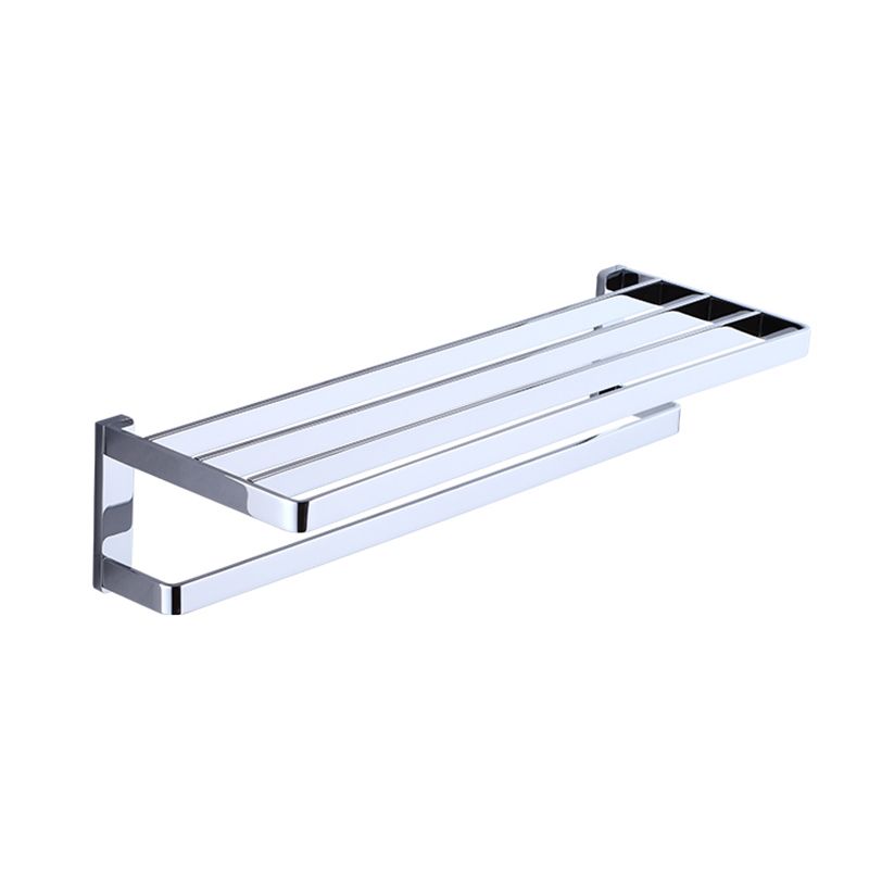 Avtoit | Chrome brass modern bathroom accessory set with towel bar/ ring/ paper holder & bathrobe hook