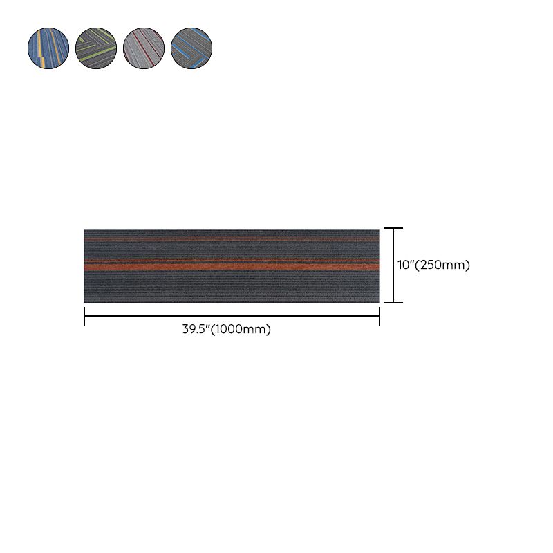Avtoit | Dark Color Level Loop Carpet Tile Non-Slip Self-Adhesive Indoor Office Carpet Tiles