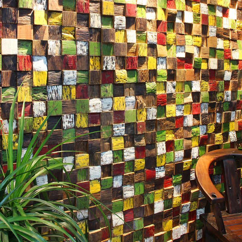 Avtoit | Wall cladding wood shiplap mosaic modern interior wall cladding