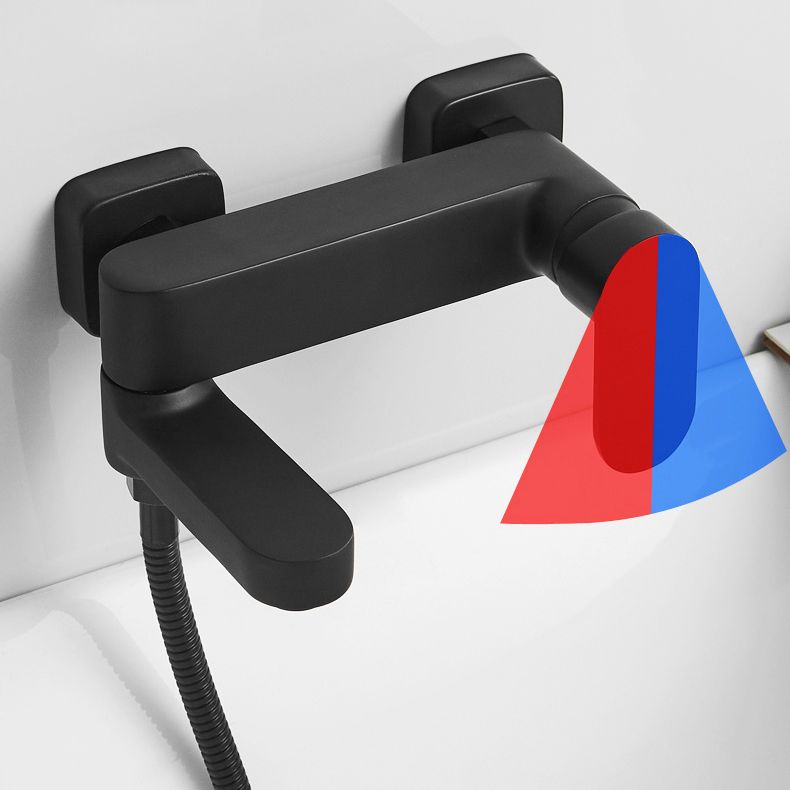 Avtoit | Modern Wall-Mounted Bathtub Faucet Trim Metal Single-Lever Bathtub Faucet Trim