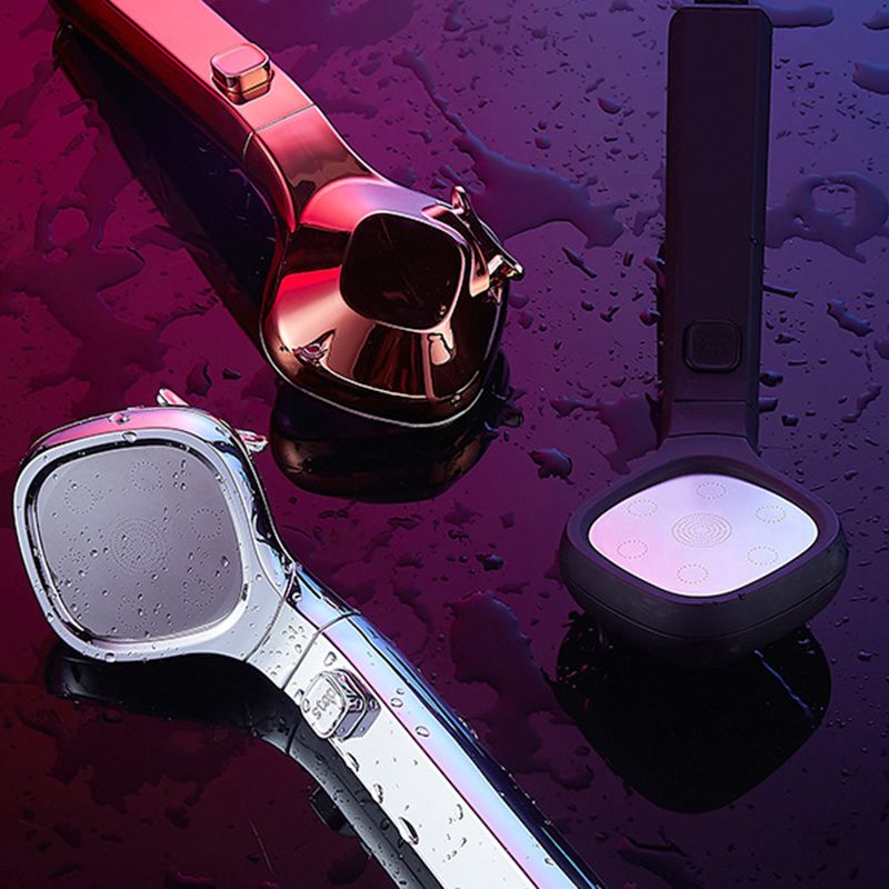 Avtoit | Modern Plastic Showerhead Wall-mounted Showerhead with Adjustable Water Flow